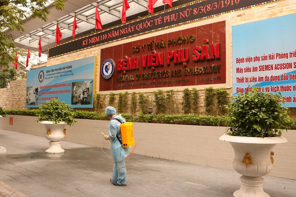 Bệnh viện phụ sản Hải Phòng - Tổ chức kiểm soát dịch Covid-19