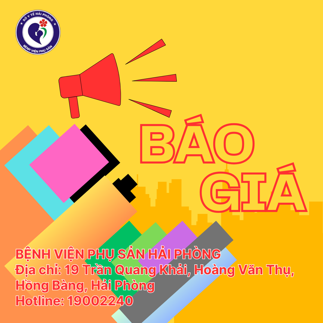 Thư mời báo giá Dịch vụ cung cấp suất ăn cho bệnh nhân và người thân tại tầng 8- Tòa nhà Liên doanh, liên kết của Bệnh viện Phụ sản Hải Phòng trong tháng 4.2025
