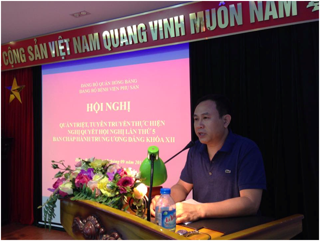 Triển khai học tập Nghị quyết Trung ương 5, khóa XII của Trung ương Đảng