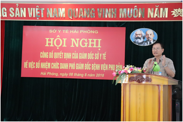 Lễ công bố quyết định bổ nhiệm Phó giám đốc Bệnh viện